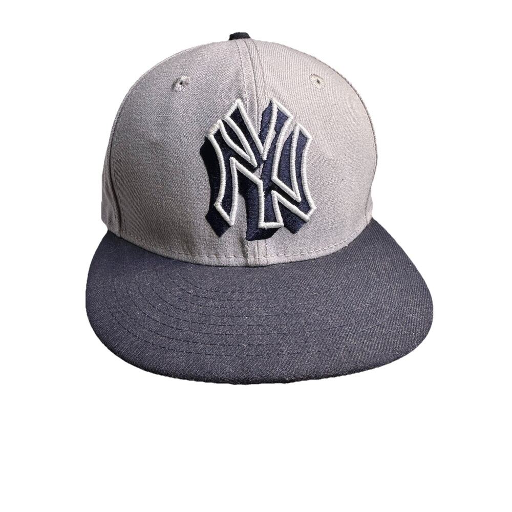 New York Yankees MLB Genuine Merchandise Grey 59Fifty New Era Hat Cap Size 7 1/4